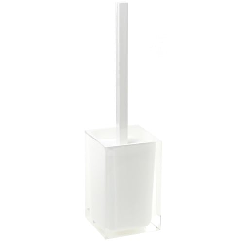 Toilet Brush Holder, Modern, White Gedy RA33-02